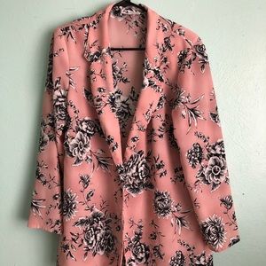 Floral blazer